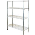 Hot selling black wire shelf,wire storage shelf,Chrome Wire Mesh Shelving